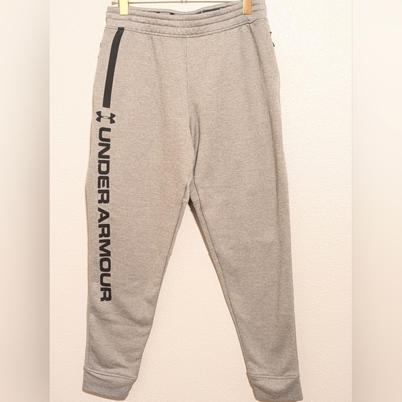 Under Armour Other - Under Armour ColdGear Fitted Gray Tapered Joggers Men's Large